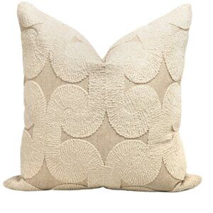 2 PC Bohemian Handmade Decorative Neutral Accent Throw 20" Pillow